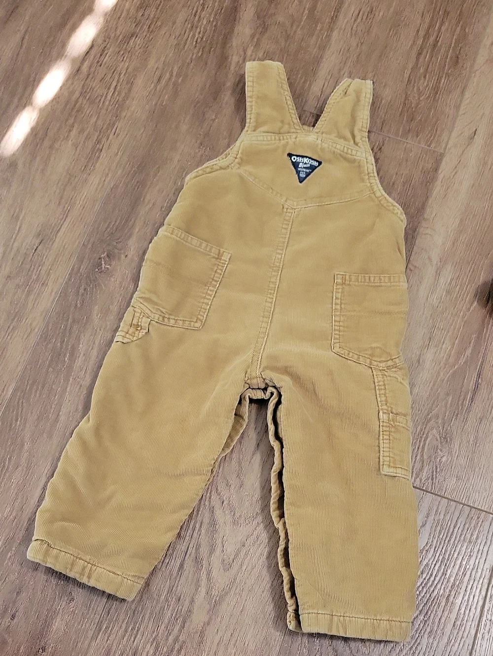 OshKosh B'gosh Tan Corduroy Overalls